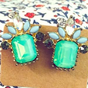 Earrings -I think they are Betsey Johnson but not